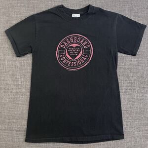 VINTAGE 2002 Womens S Dashboard Confessional T Shirt Classic Emo Warped Tour